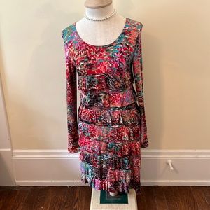 SALE Beautiful Multi colored layered Dress
